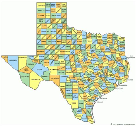 Map Of Northeast Texas Counties - Printable Maps