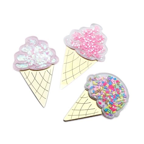 Aliexpress.com : Buy David accessories 5x9cm diy decoration crafts Ice cream accessories 1piece ...