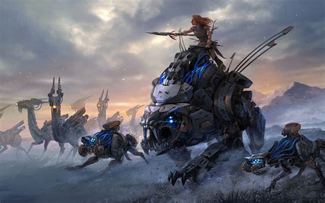 2880x1800 Horizon Zero Dawn Art Macbook Pro Retina ,HD 4k Wallpapers,Images,Backgrounds,Photos ...