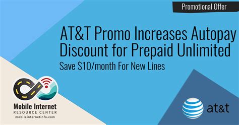 AT&T Offers $20 AutoPay Discount on Prepaid Unlimited Plans - Limited ...