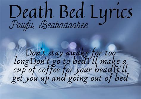 Death Bed Lyrics - Powfu, Beabadoobee - Lyrics Story