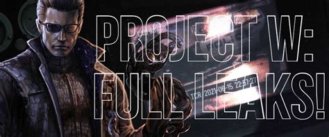 Dead by Daylight Leaks - Project W FULL LEAKED: Albert Wesker, Ada Wong & Rebecca Chambers Skins ...