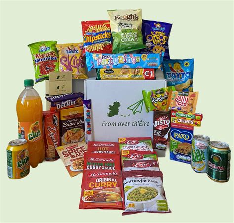 Irish Snack Care Package | Unique Gift Basket | From over th’Éire | Irish snacks, Snacks, Unique ...