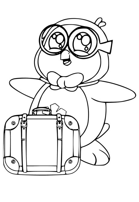 Free Printable Ryan's World Penguin Coloring Page for Adults and Kids - Lystok.com