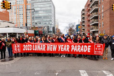 Thousands of revelers celebrate the Year of the Rabbit during Lunar New Year parade in Flushing ...