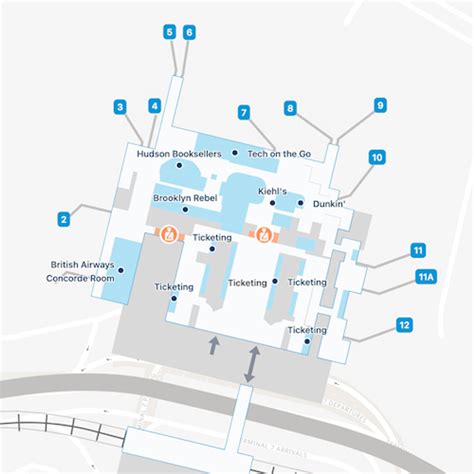 New York Kennedy Airport Terminal 7 Map & Guide