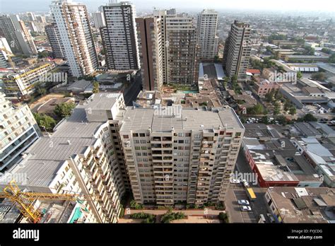 Skyline of Santiago de Chile Stock Photo - Alamy