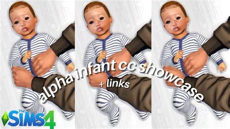 ALPHA INFANT CC SHOWCASE + LINKS | SIMS 4 CAS - YouTube