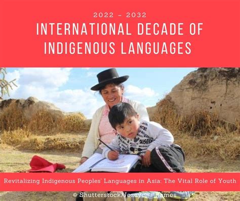 Revitalizing Indigenous Peoples' Languages in Asia: The Vital Role of Youth