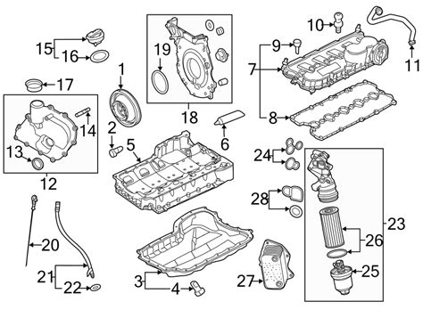 2014 Volkswagen Passat Engine Oil Filter Housing. 2.5 LITER. SEDAN, 2.5 ...
