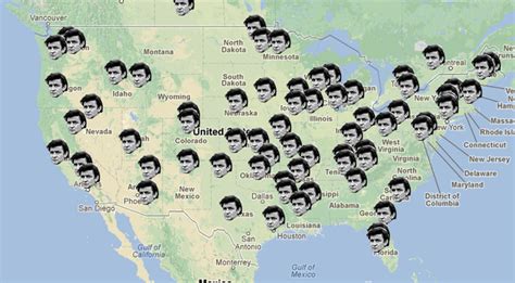 The Lyrics of Johnny Cash's "I've Been Everywhere" Charted on a Dynamic Google Map | Open Culture