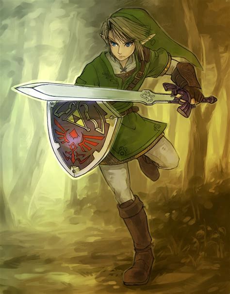 Link artwork by unknown artist. | Legend of zelda, Zelda twilight princess, Twilight princess