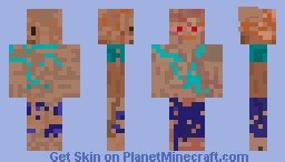 Burned Steve Minecraft Skin