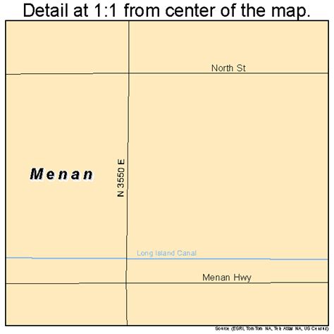 Menan Idaho Street Map 1652030