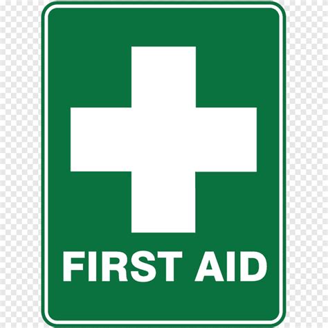 First aid kit Sign Occupational safety and health, First Aid Sign, text, rectangle png | PNGEgg