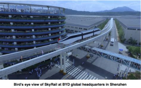 Global Debut of BYD “SkyRail” in Shenzhen: Monorail System to ...