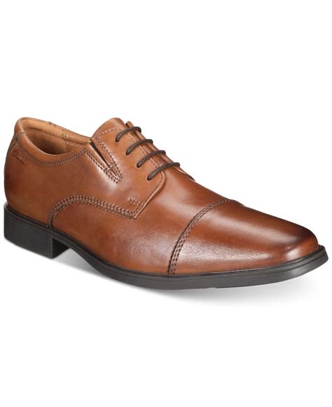 Clarks Men's Tilden Cap Toe Dress Shoes in Brown for Men | Lyst