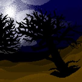 Halloween pixel art [wallpaper] by Jeyzor on Newgrounds