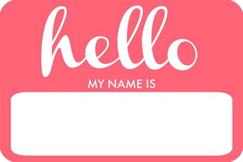 Welcome Livvy! + DIY Name Tag | The ELM Life | Diy name tags, Printable ...