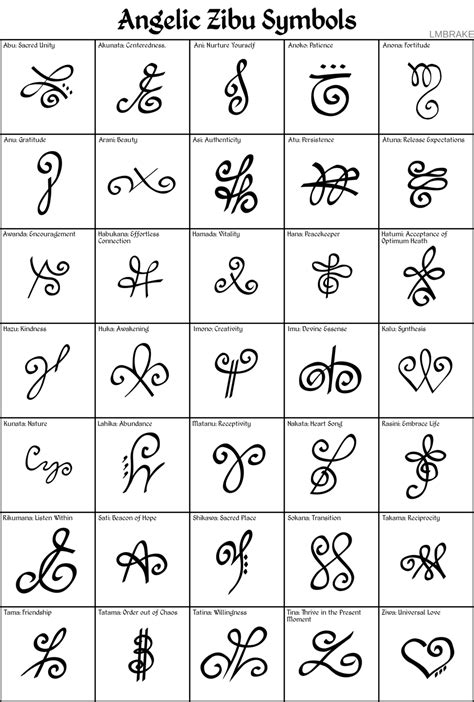 Angelic Zibu Symbols Small Symbol Tattoos, Cute Small Tattoos, Symbolic ...