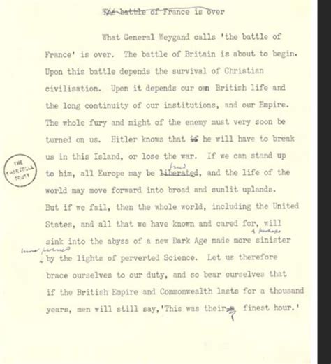 "This was their finest hour" speech. | Winston churchill quotes, Churchill quotes, Words