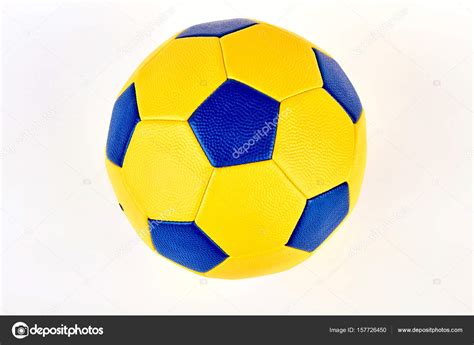 Soccer ball on white background. — Stock Photo © Denisfilm #157726450