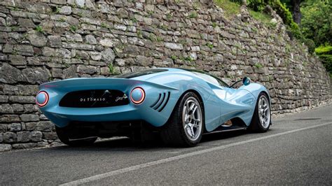 De Tomaso P72 Wows At Lake Como With Baby Blue Paint