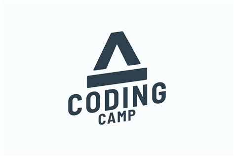 coding camp logo with a combination of strict inequality and a minus ...