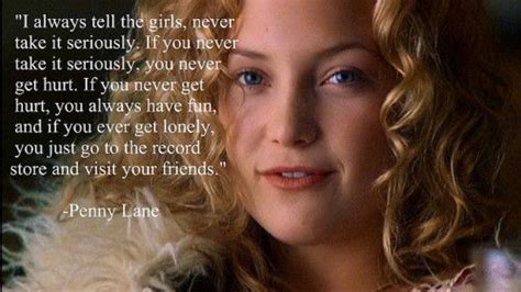 Penny Lane, Almost Famous, Cameron Crowe, Kate Hudson | Movie love ...