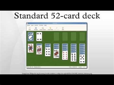 Standard 52-card deck - YouTube