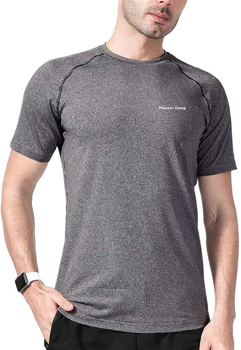 Dry Fit Shirts for Men Quick Dry T-Shirt Short Sleeve Moisture Wicking Athletic Performance ...