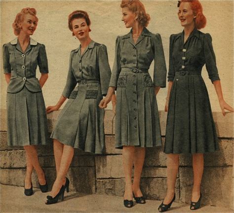 War time fashion: Drab dresses in 1942 | MATTHEW'S ISLAND