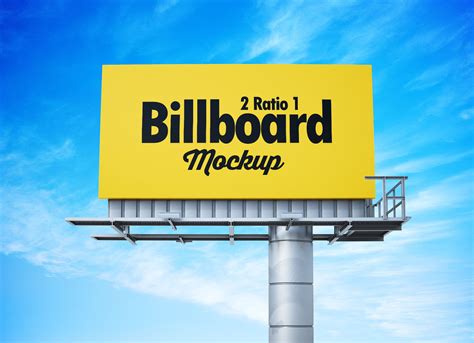 Free 2:1 Premium Billboard Mockup PSD Set - Good Mockups