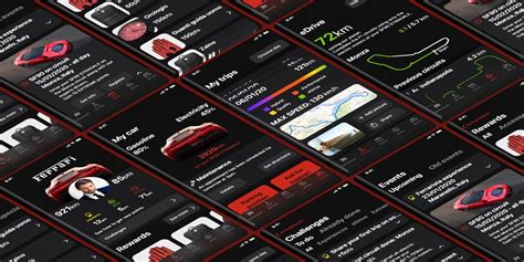 Ferrari mobile dashboard - Luca Zorzenon