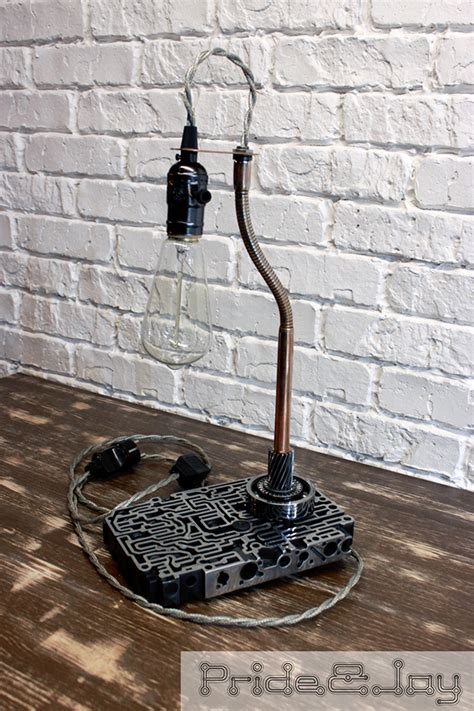 Handmade Industrial Table Lamp on Behance