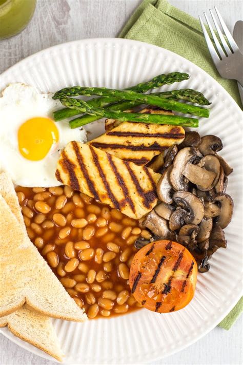 Vegetarian full English breakfast - Easy Cheesy Vegetarian