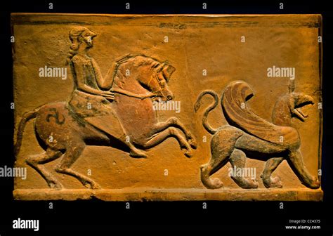 Phrygia Pottery relief 600 BC Turkey Turkish Anatolia Stock Photo - Alamy