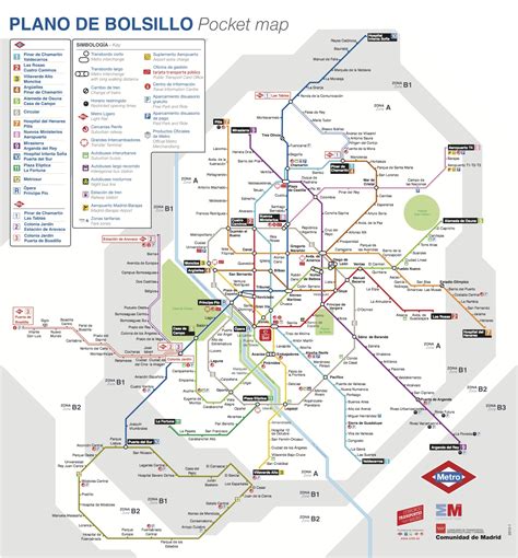 Plano Metro Madrid 2013 / Madrid subway #infografia #infographic #maps - TICs y Formación