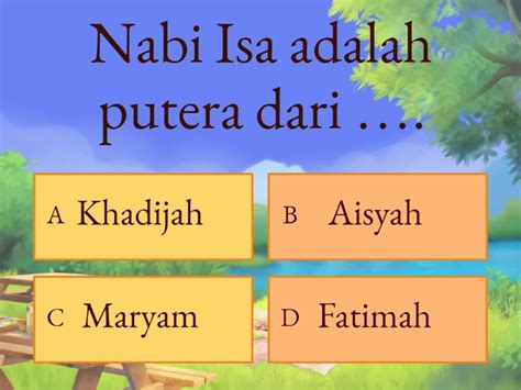 kisah nabi isa - Quiz