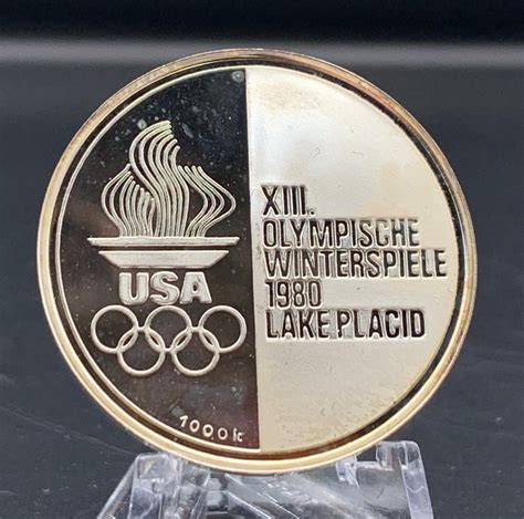 Olympic Games - Silver medal "Olympics 1980 Moscow - Lake - Catawiki