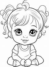 Baby Kids Coloring Pages  Nation sketch template