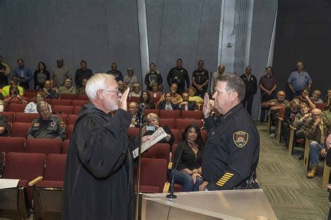 Roser sworn in as new Prescott Valley police chief | The Daily Courier ...