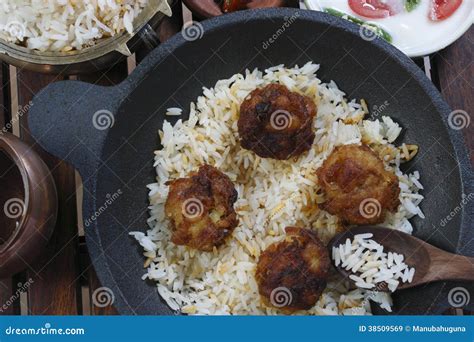 Kofta Biryani - a Kofta Based Vegetarian Biryani Stock Image - Image of culinary, kofta: 38509569