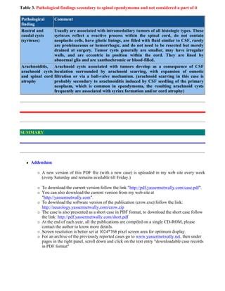 Case record...Intramedullary ependymoma | PDF