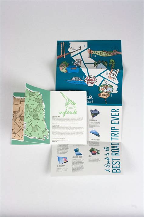 This map and brochure series is a whimsical guide which takes the viewer on a road trip from San ...