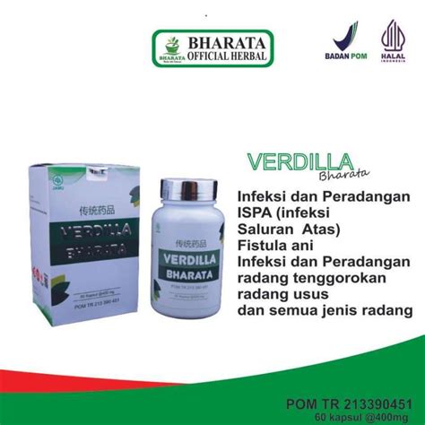 Jual Obat Radang Tenggorokan Akut Ampuh 100% Original VERDILLA BHARATA ...