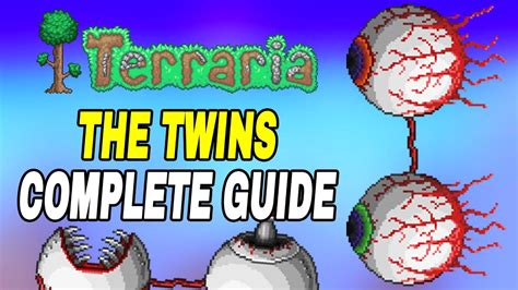 Terraria How To Beat & Defeat The Twins Tutorial (Easy Guide) - YouTube
