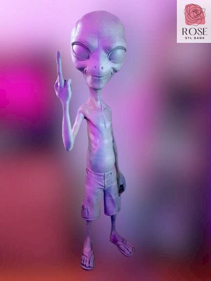 Paul the Alien 3D STL File Paul the Alien 3D Printed Model - Etsy