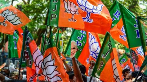 Bjp Flag Hd Wallpaper - Bjp Flag Photos Hd - 934x534 Wallpaper - teahub.io