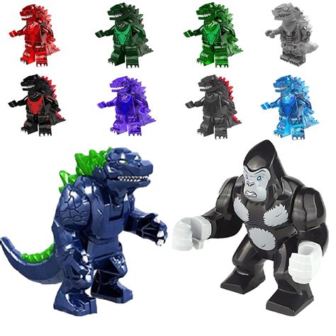 Buy Lucasarto Set of 10 Godzilla Vs King Kong Action Figures, Godzilla ...